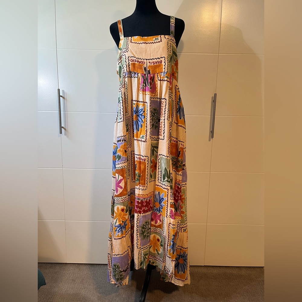 NWT Paper Heart Anthropologie Linen Dress